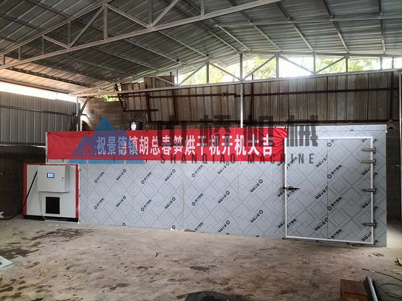 竹筍熱泵烘干房工藝流程及設備特點(圖2)